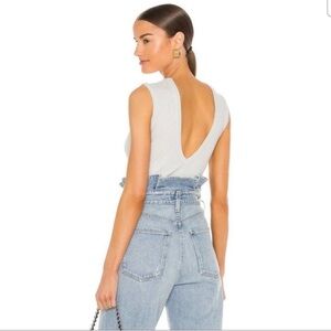 AGOLDE Sutton V Back bodysuit (like new)